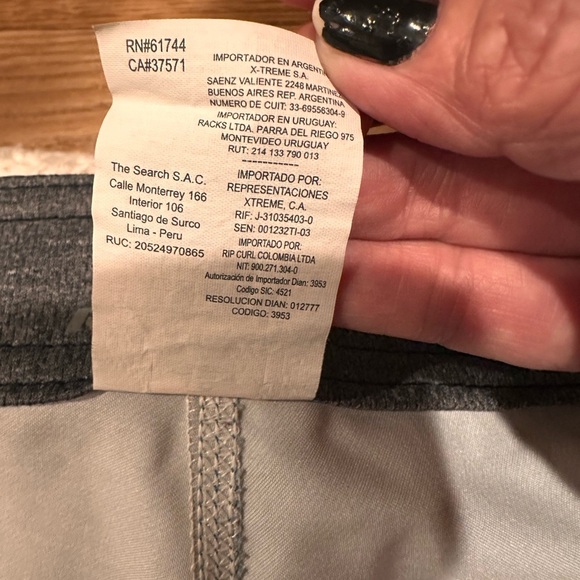 Rip Curl Men's Tropical Swim Shorts - Blue and Black - Picture 5 of 9